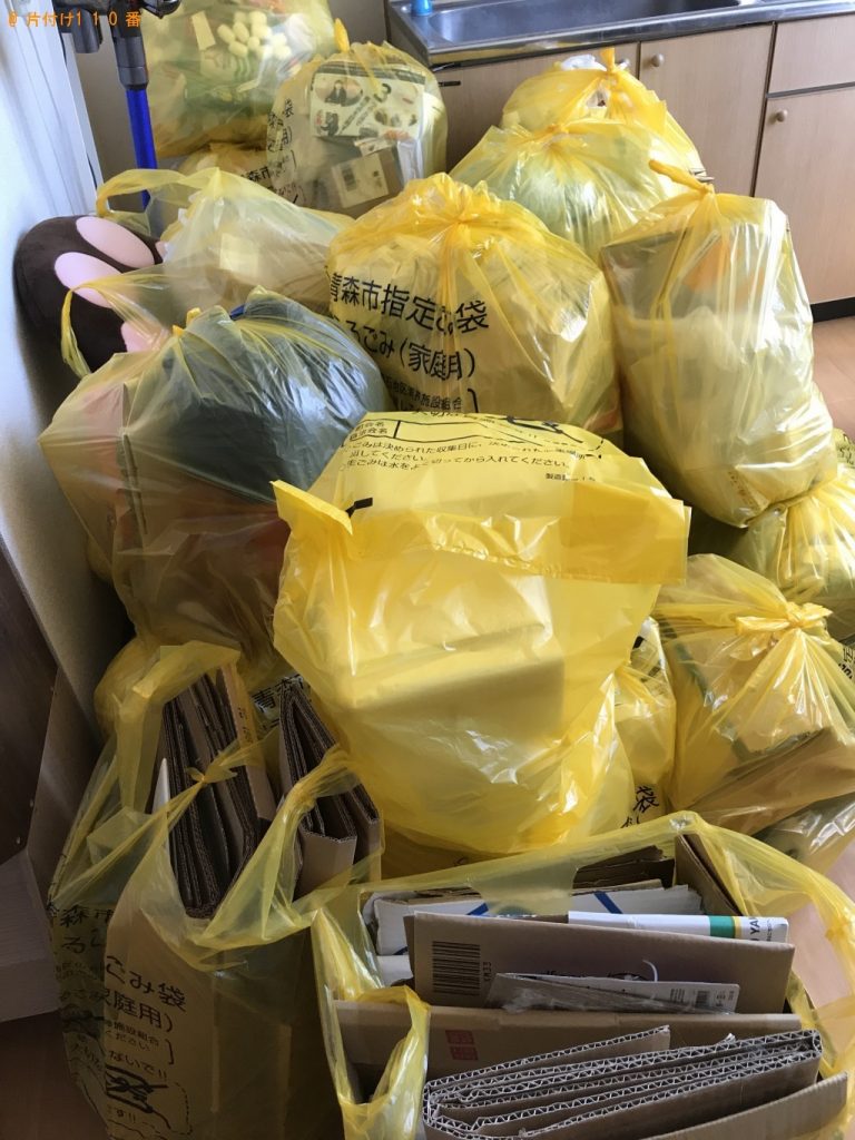 【青森市】大量のゴミ袋の出張不用品回収・処分ご依頼