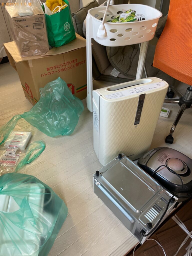 【弘前市】炊飯器、電子レンジ、トースター、衣装ケース等の回収