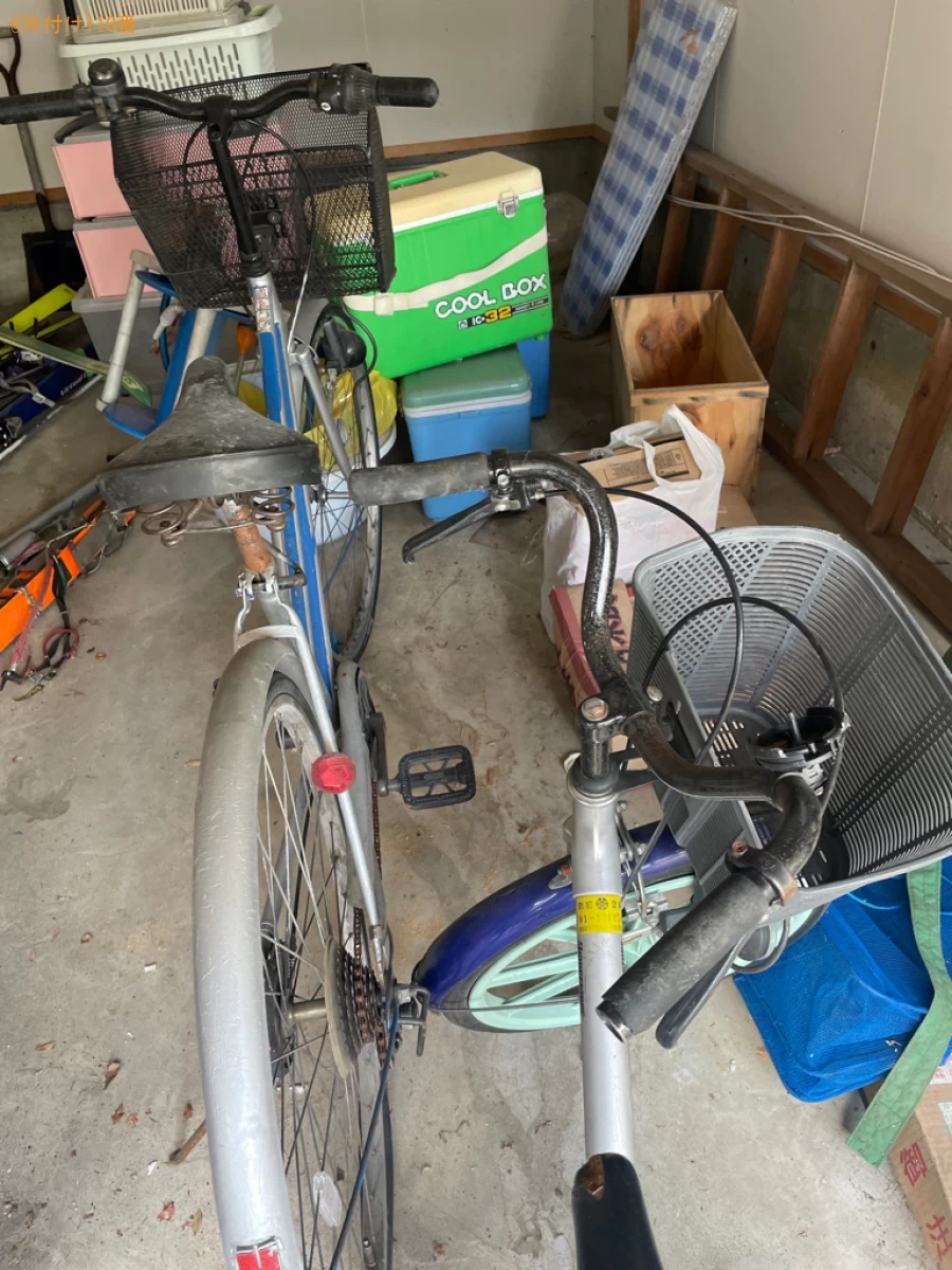 【青森市】自転車、クーラーボックス、収納ケース、かご等の回収