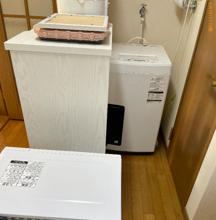 【弘前市桜林町】ソファー、洗濯機、冷蔵庫、本棚、炊飯器等の回収
