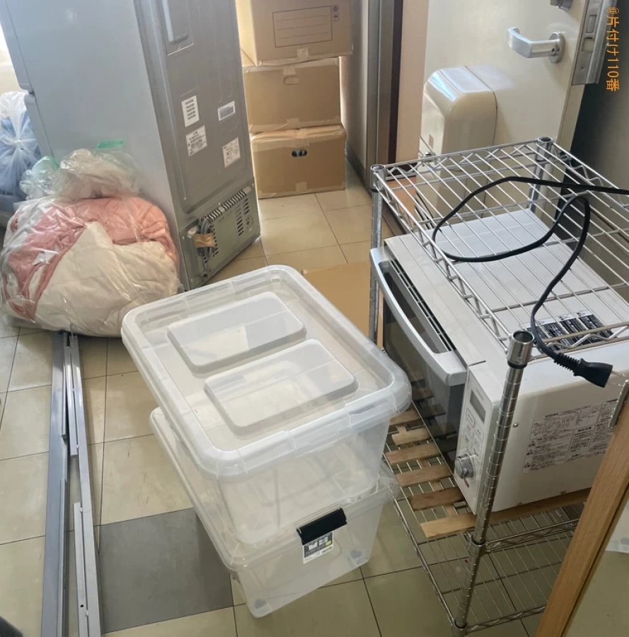 【弘前市】冷蔵庫、シングルベッド、洗濯機、布団、椅子等の回収