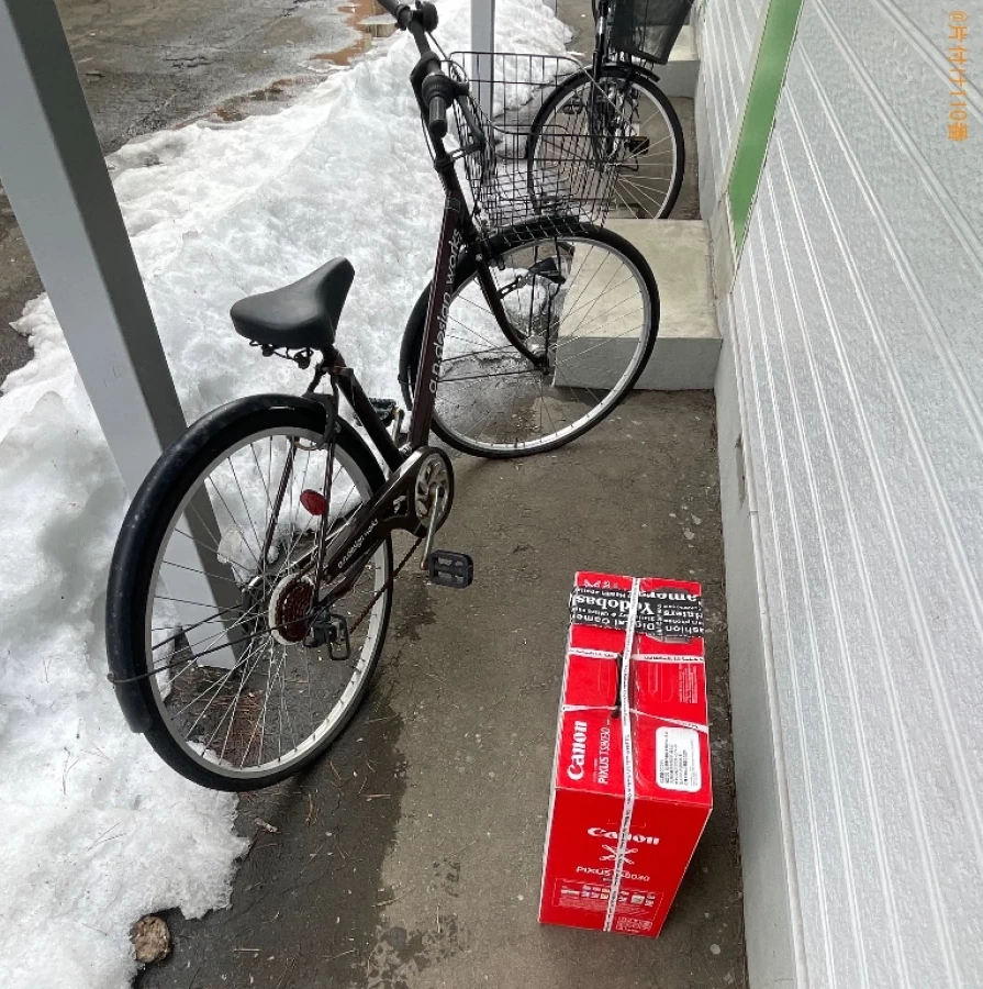 【青森市】自転車、ガスコンロ、カラーボックス、プリンター等の回収