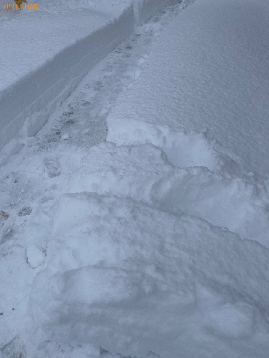 【弘前市】雪かき作業ご依頼　お客様の声