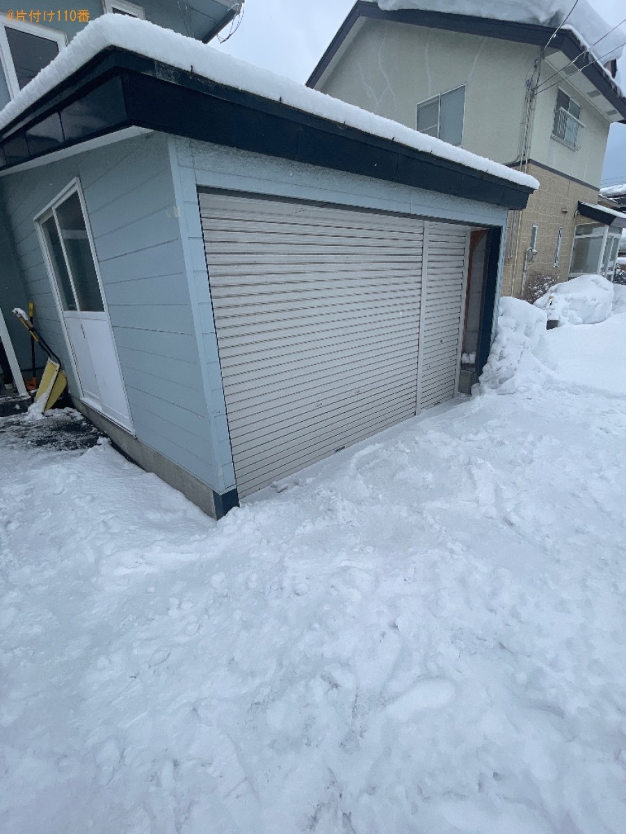 【青森市】屋根の雪下ろしと駐車場の雪かき作業ご依頼　お客様の声