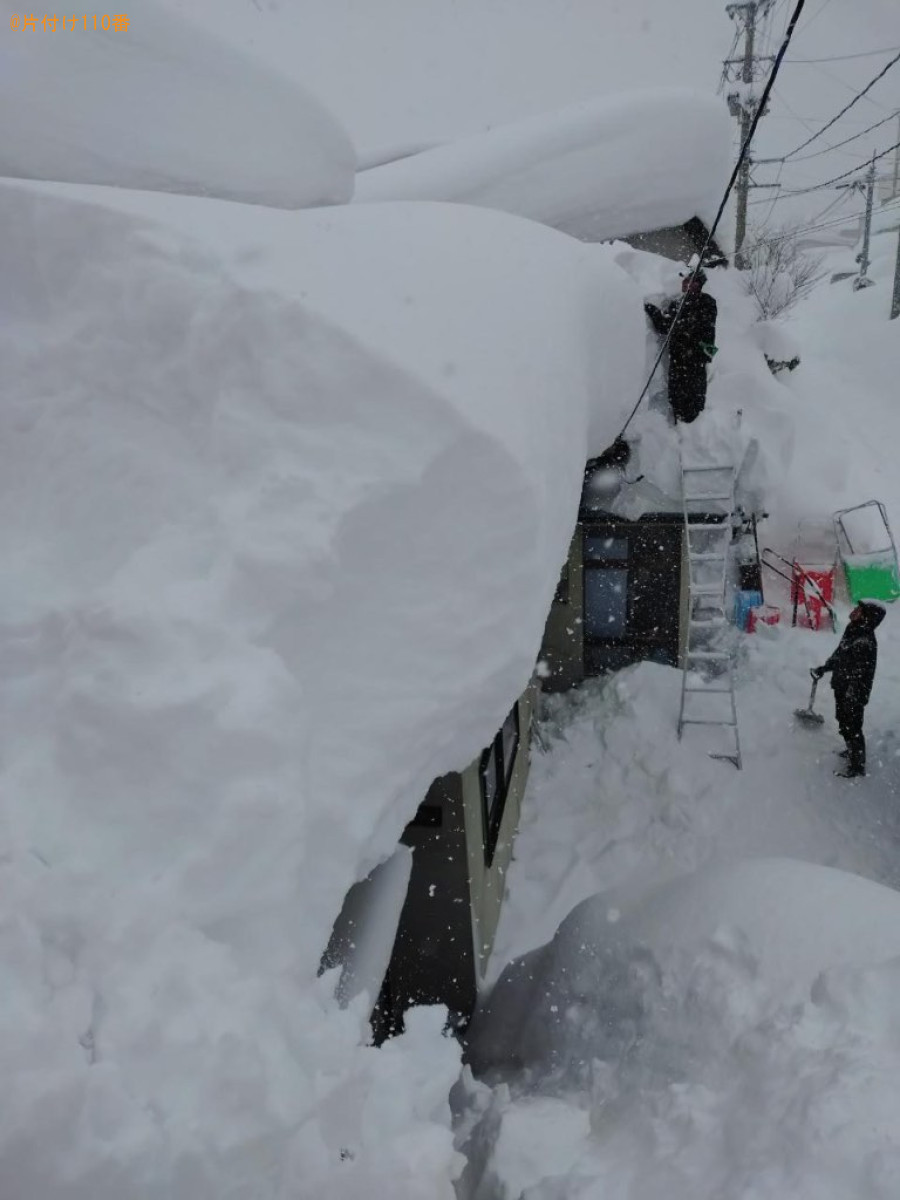 【青森市】屋根の雪下ろし作業ご依頼　お客様の声