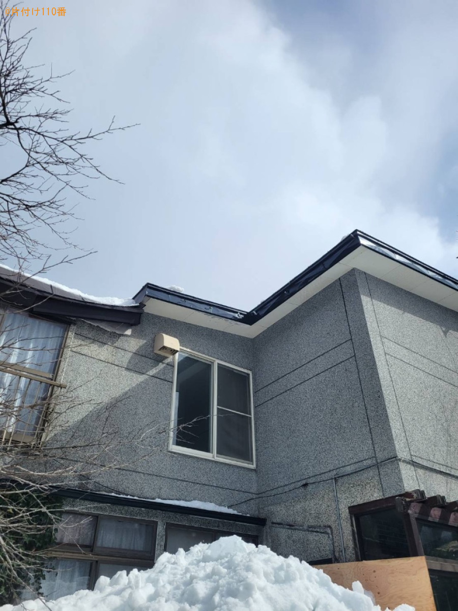 【青森市】屋根の雪下ろし作業ご依頼 お客様の声