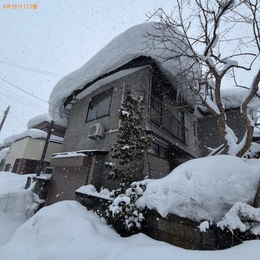 【青森市】屋根の雪下ろし作業ご依頼 お客様の声